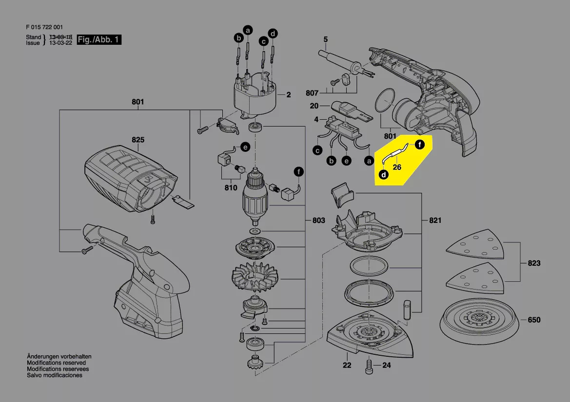 filtre antiparasite réf. 2 610 Z04 960 Skil